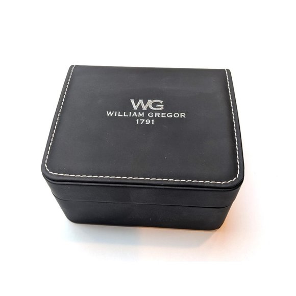 NWOT William Gregor Stainless Steel Blue Watch - Picture 2 of 4